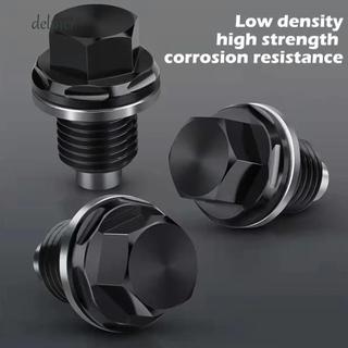 Bu lông đai ốc thoát nước động cơ DELMER, M12 / M16 / M20 Phích cắm thoát dầu từ tính, Dễ dàng lắp đặt Phụ kiện ô tô trục vít động cơ bằng nhôm mịn