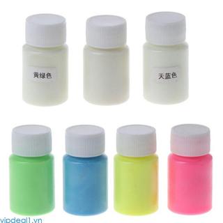 Vipdeal1 8 Màu Sơn Dạ Quang Lâu Dài Tự Động Phát Sáng Trong Bóng Tối Sơn Acrylic Sơn Phản Quang Cho Tác Phẩm Nghệ Thuật Đảng