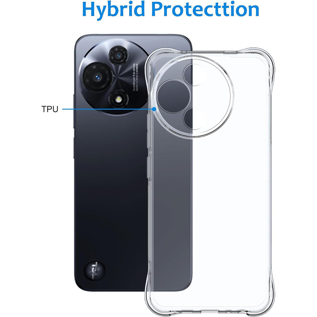 Dành Cho TCL 60R 50 XL 503 50 LE 60 XE Nxtapaper 5G Vỏ Mềm Chống Sốc Pha Lê Gel Trong Suốt TPU Vỏ Chống Sốc