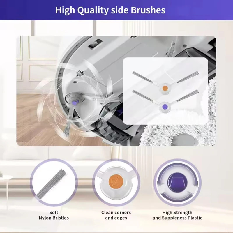 Dành Cho Narwal Freo Z Ultra Robot Hút Bụi Con Lăn Bên Bàn Chải Bộ Lọc HEPA Cây Lau Nhà Miếng Lót Bụi Túi Phụ Kiện Thay Thế
