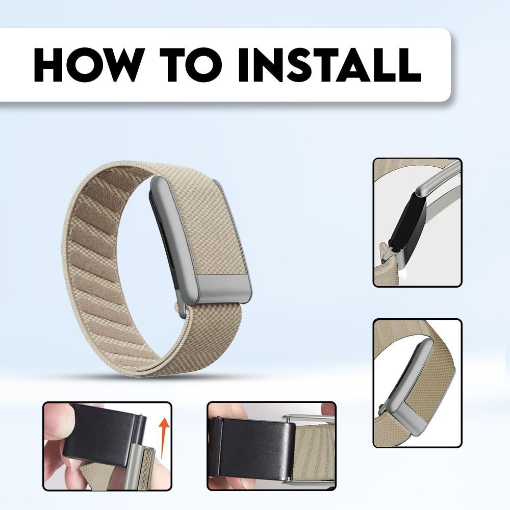 Dây đeo theo dõi sức khỏe JKDESIGN, Dây đeo thể thao có thể điều chỉnh thoáng khí, Dây đeo cổ tay thay thế mềm bằng Nylon cho Whoop 5.0 One / Peak / Life MG Nam nữ