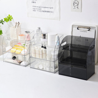 Hộp đựng mỹ phẩm Acrylic - Dụng cụ sắp xếp để bàn chống bụi cho Son môi chăm sóc da