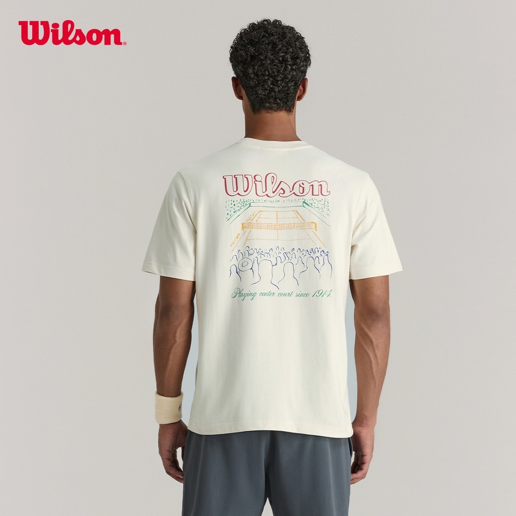 Wilson Men Courtview Graphic Tee Áo Thun Nam Thể Thao WM20104532