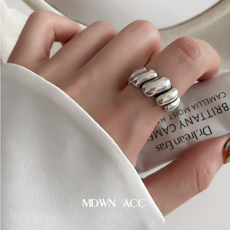 Nhẫn nữ điều chỉnh size, thiết kế cổ điển tối giản, hàng mới về