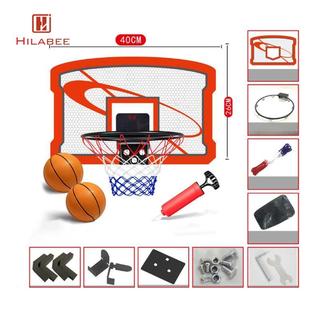 HILABEE Điểm Điện Tử Dễ Dàng Lắp Đặt Bóng Rổ Huấn Luyện Đấm Miễn Phí Bảng Bóng Rổ Đa Năng Cho Người Lớn Trẻ Em Bên Ngoài Sân Vườn Treo Tường