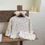 Bộ Đồ Ngủ Bé Gái Mùa Xuân Thu Hoa Homewear Bộ Hai Mảnh 80-130 Size U4T0