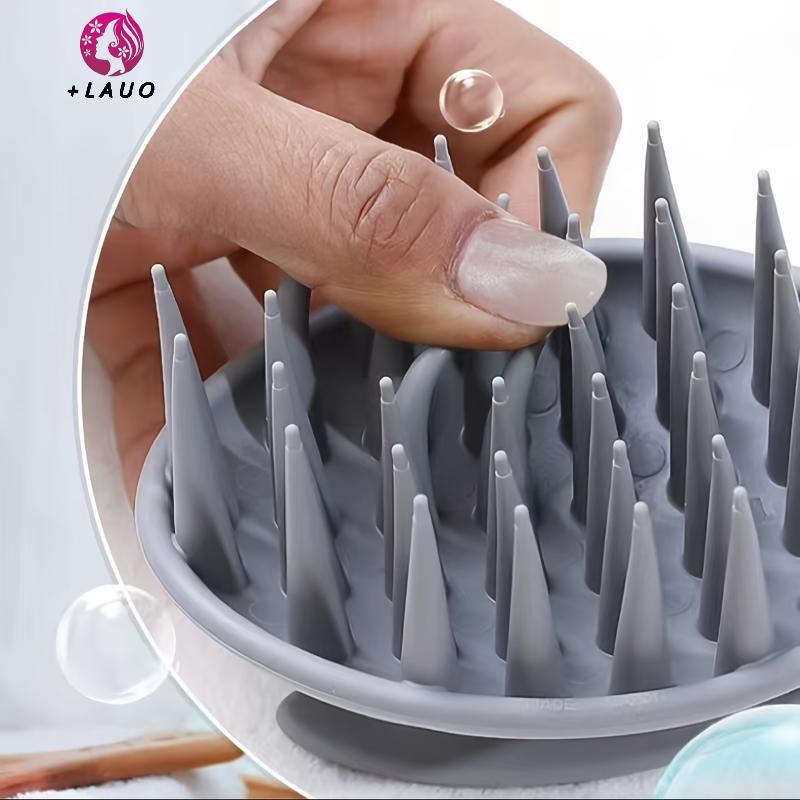 Springevenstar Silicone Da Đầu Bàn Chải Massage Tóc Dầu Gội Massageb Tắm Rửa Chăm Sóc Tóc Gốc Da Đầu Massage Bàn Chải Tắm Salon Dụng Cụ Tóc Springevenstar