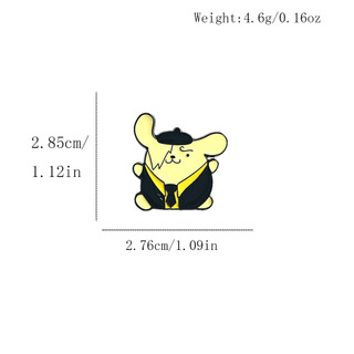 SANRIO 10 cái / bộ ‌Huy hiệu Pin Hello Kitty Luffy One Piece Sanrio‌ Pin trang trí nhỏ giọt dầu bằng kim loại hoạt hình