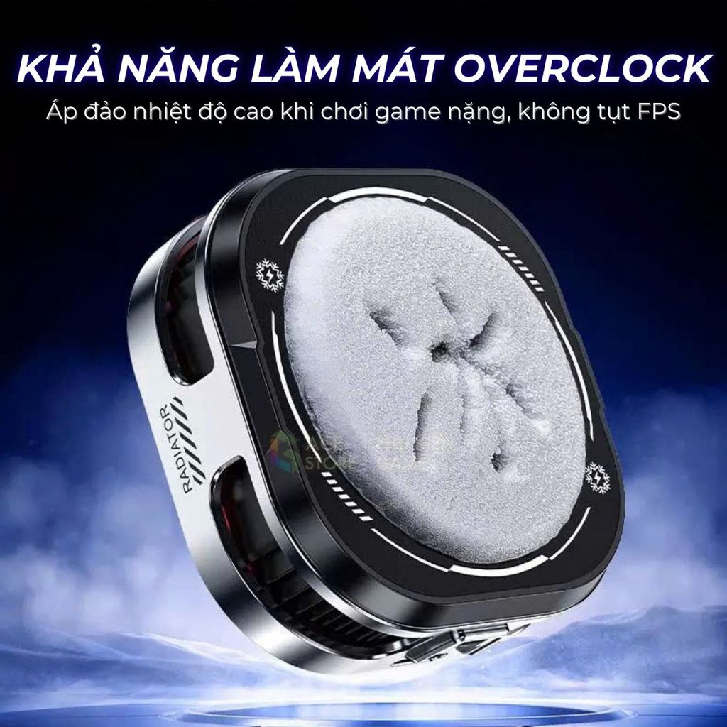 [Siêu Sale] Quạt tản nhiệt điện thoại sò lạnh TH16 Pro - Tản nhiệt từ tính tích hợp AI, Led RGB Không tụt FPS khi gaming | BigBuy360 - bigbuy360.vn