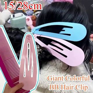 Kẹp Tóc Khổng Lồ MikiCo BB - Nhiều Màu Sắc, Phù Hợp Biểu Diễn Sân Khấu 15-28cm Ngộ Nghĩnh