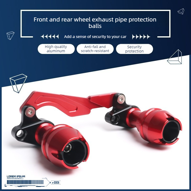 Dành Cho Xe YAMAHA NMAX155 NMAX125 Nhôm CNC Phía Trước Bánh Sau Xả Thanh Trượt Bảo Vệ Tai Nạn Chống Rơi Bảo Vệ Sửa Đổi Phụ Kiện