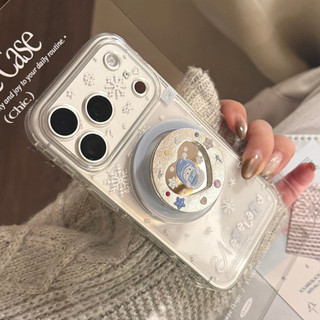 [Sheren] Ốp Điện Thoại Người Tuyết Lấp Lánh Thích Hợp Cho i17 16 15 14 13 12 11 pro max Vỏ Bảo Vệ Chống Sốc