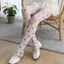 Quần nhung chấm bi đen, Legging vintage Y2K co giãn - Phù hợp mặc hàng ngày và giảm béo