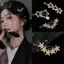Kẹp tóc PlumHOUSEpunk pentagram vintage pha lê ngôi sao - kèm khuyên tai và kẹp mũ thời trang cho nữ
