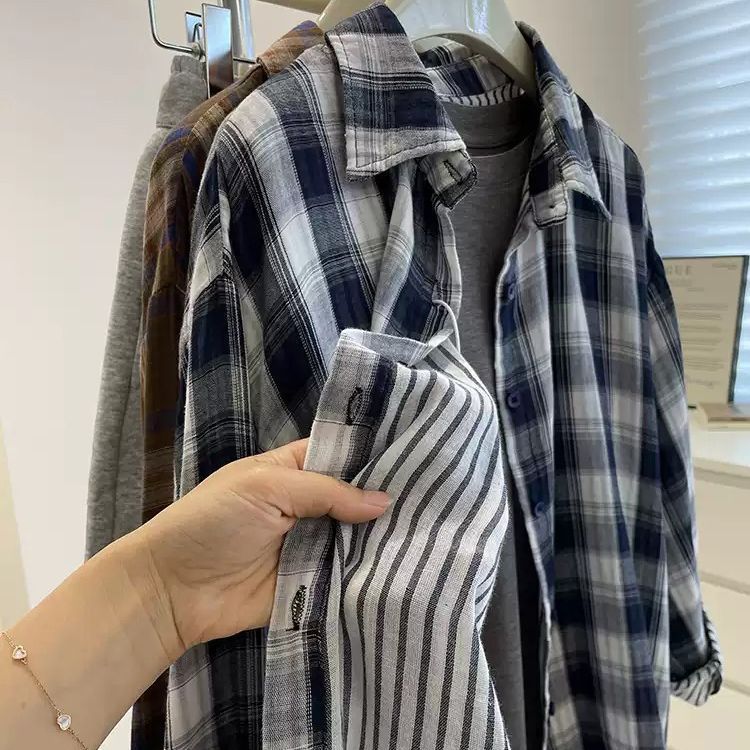 Áo sơ mi cotton mỏng, chống nắng, giảm giá 50%