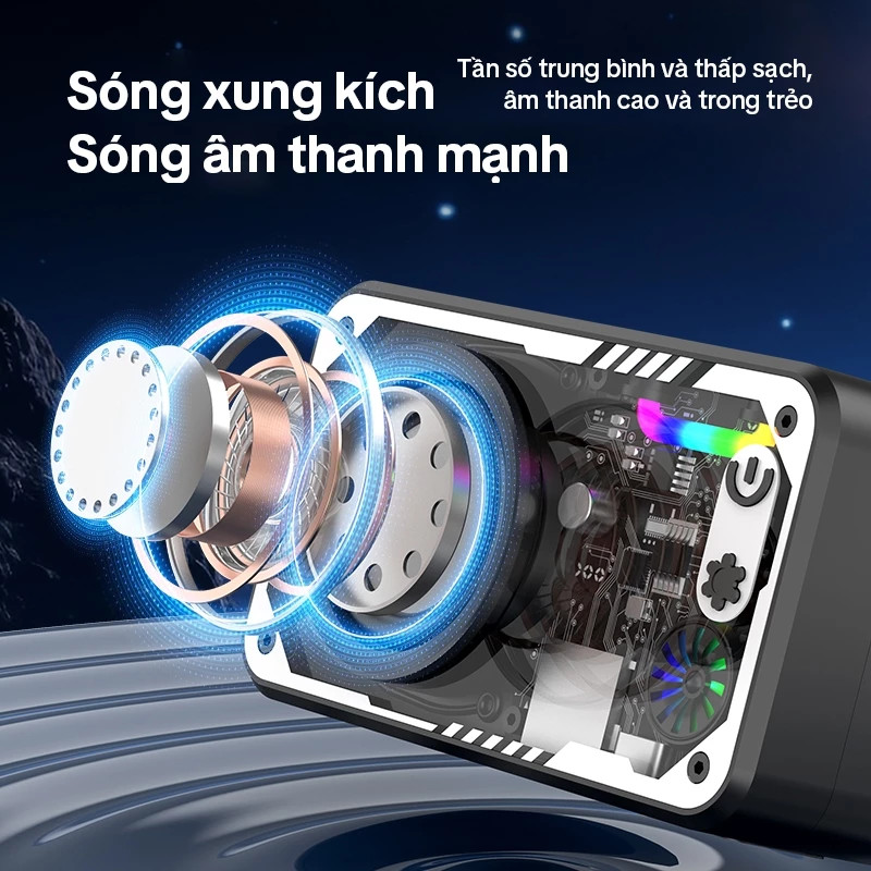 𝐓𝐞𝐜𝐡𝐒𝐭𝐨𝐫𝐞 Loa Bluetooth LED 5.3 Hệ thống âm thanh vòm, kết nối với máy tính để bàn và ĐT