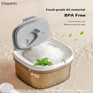 EGN Hộp đựng bột sữa kín khí 800 / 1300 / 1800 ml kèm thìa, bảo quản thực phẩm