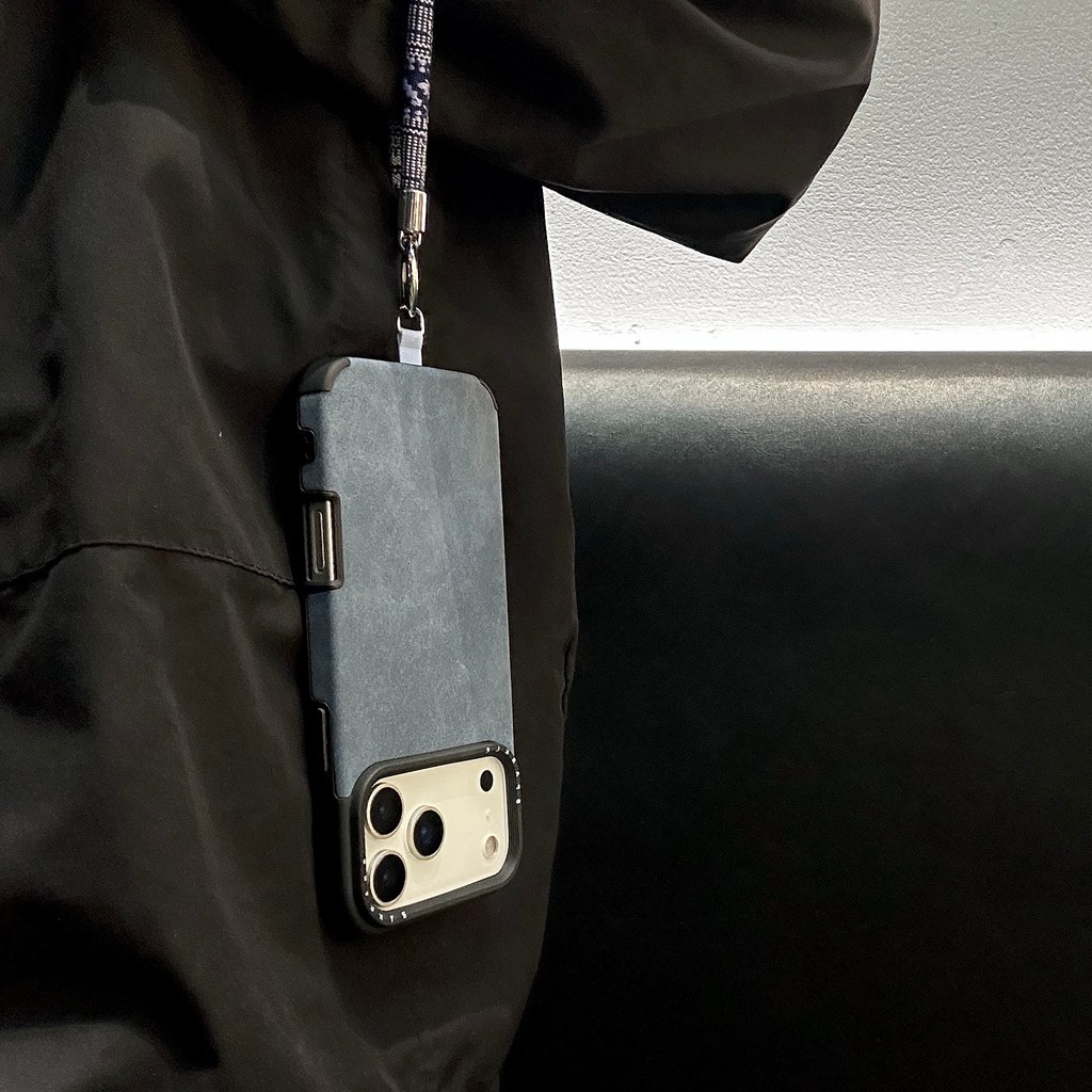 Họa tiết chất lượng cao, màu trơn đơn giản có dây đeo cổ tay Vỏ iPhone phù hợp cho iPhone 17 Pro Max, iPhone 17, 16, 15, 14, iPhone 13