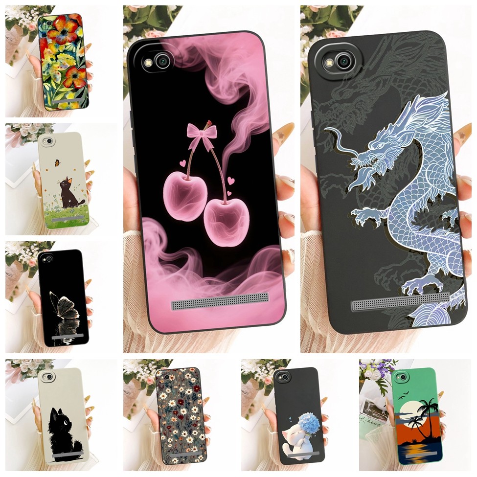 Ốp lưng cho Redmi 5A Vỏ điện thoại silicon vẽ ngộ nghĩnh dễ thương MCI3B MCG3B