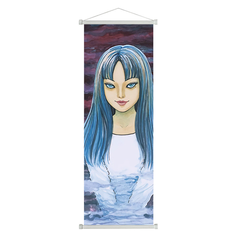 Junji Ito Sốc Bộ Sưu Tập Tranh Cuộn Poster Anime Ngoại Vi Vải Tranh Phòng Khách Phòng Ngủ Trang Trí Tranh 26.2.25