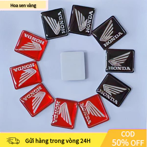 【COD】Tem cánh chim màu đỏ zin HONDA tạo điểm nhấn thể thao, dễ dàng dán lên mọi vị trí mong muốn.