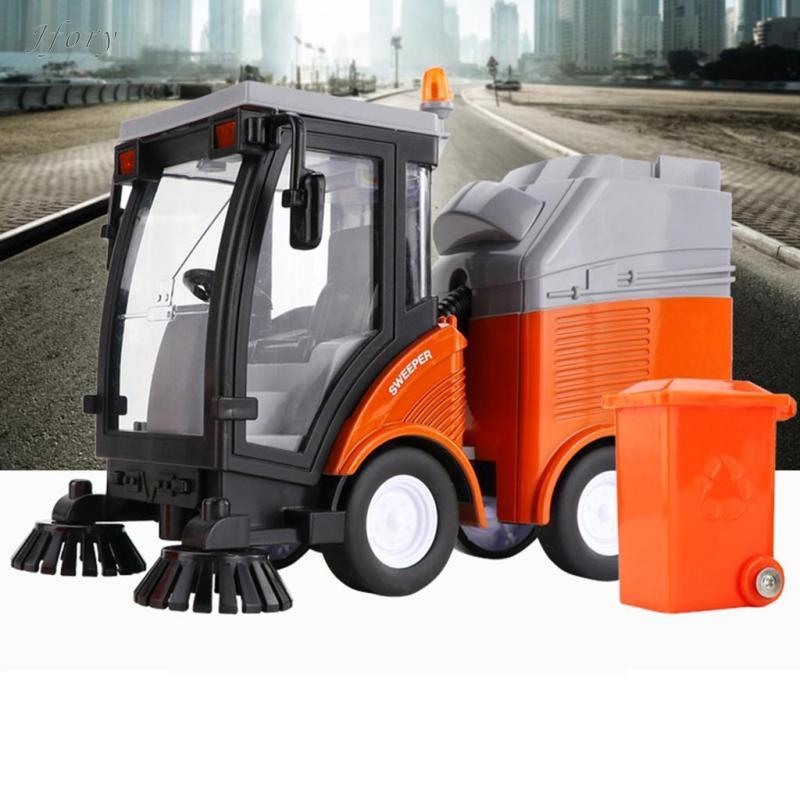 Jfory Quét Đường Xe Rác Xe Mô Phỏng Mô Hình Kỹ Thuật Ô Tô Đồ Chơi Trẻ Em