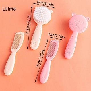 LUImo 2 Chiếc Lược Chải Tóc Cho Bé Di Động Sơ Sinh Tập Đi Nylon Mềm Tóc Đầu Máy Mát Xa Lược Bộ Bé Kid Dụng Cụ Chăm Sóc Tóc SBS
