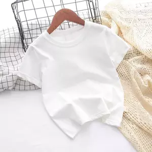 Áo cotton trẻ em, họa tiết nam, co giãn, giao hàng 24/7.