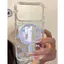 Làm mới màu xanh Bow cho iPhone 17air trường hợp điện thoại 16pro đơn giản 15Plus mới 14pro cá tính