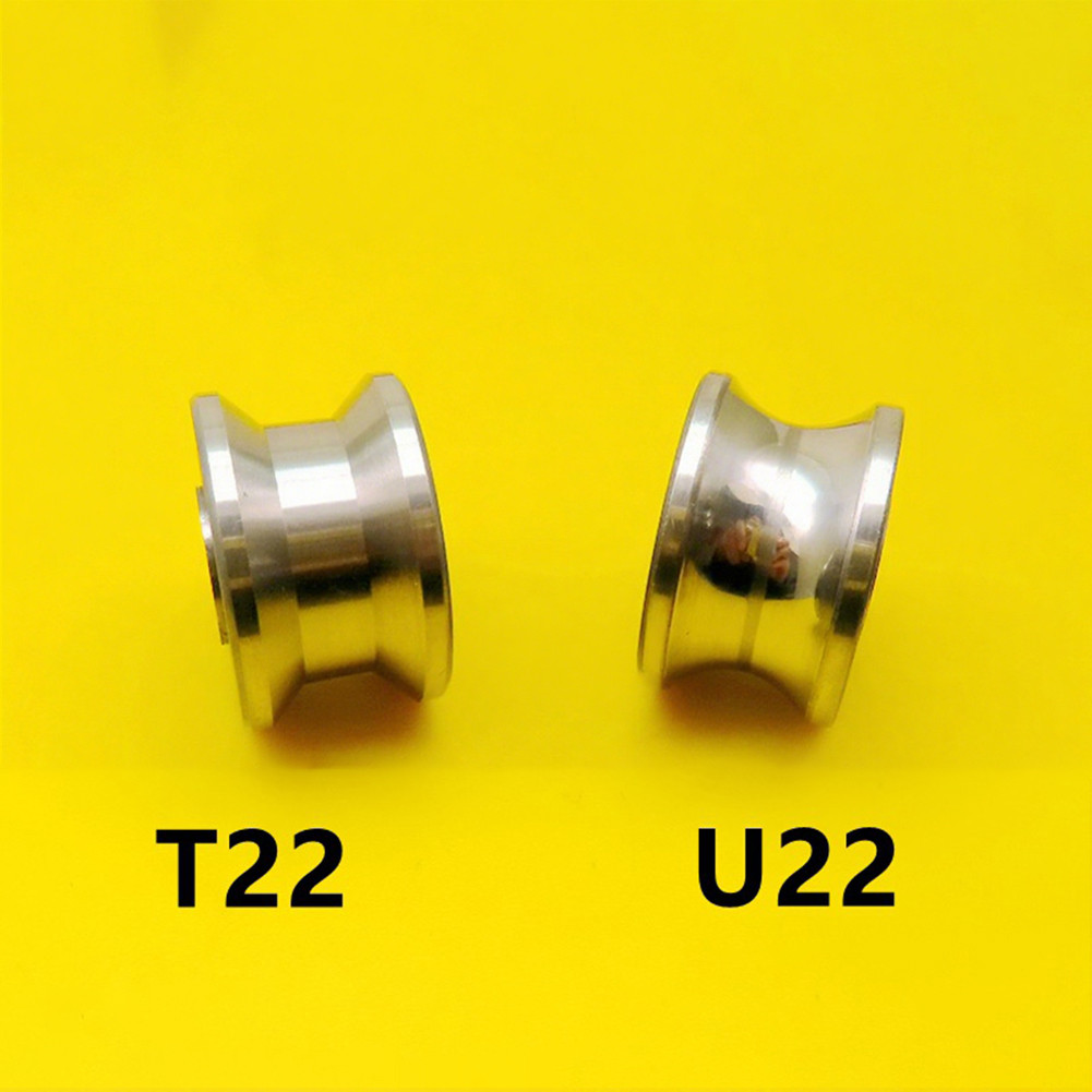 <cosyh>Sliding Rollers Bearing for U22 T22 Track Pulley 22 5mm Diameter Stainless Steel