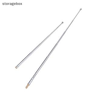 [Hộp lưu trữ] 17 / 25cm 5 phần Kim loại Full-Channel Am Fm Ăng-ten vô tuyến Ăng-ten kính thiên văn Ăng-ten xoay trên không M2.5 Đẹp