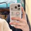 Cảm giác không khí Người tuyết nhỏ cho 16 trường hợp iPhone 17Air Lớp kép 14 13 11Pro