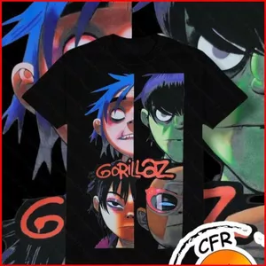 Áo Thun GC1 Gorillaz 2D Murdoc Niccals - Phong Cách Anime, phù hợp mùa hè