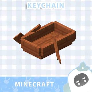 Ganci / Gantungan Kunci Akrilik MINECRAFT "ITEMS" - ACACIA PLANKS