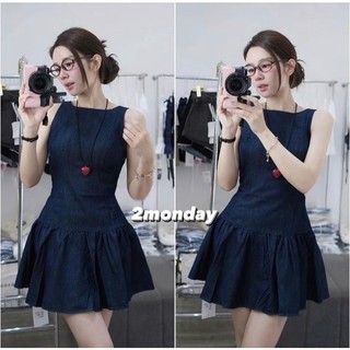 [VIDEO/ SẴN] ĐẦM VÁY NỮ DENIM SÁT NÁCH HỞ LƯNG CHIẾT EO DÁNG XOÈ SIÊU XINH