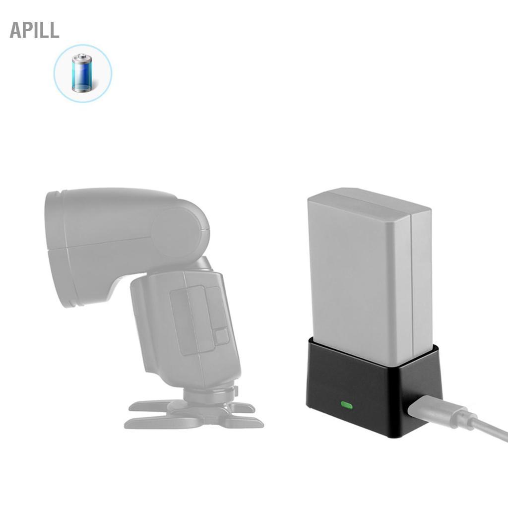 Apill Godox VC26 USB Sạc Pin DC 5V Đầu Vào 8.4V Đầu Ra Để Sạc V1S V1C V1N V1F V1O V1P đầu Tròn Đèn Flash
