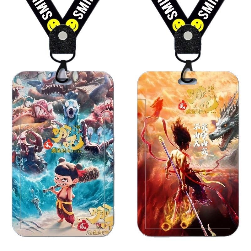Nezha 's Demon Boy Ma Ám Seafall Card Nezha Sinh Viên Trượt Thẻ Thực Phẩm Thẻ ID Công Cộng Bảo Vệ Thẻ Trường 26.3.9