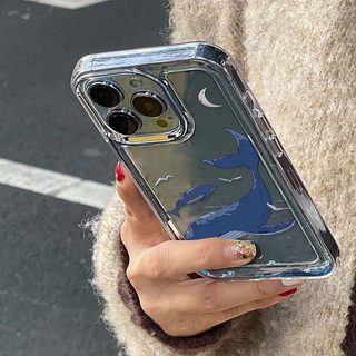 Ốp Điện Thoại Họa Tiết Cá Voi Cho Xiaomi Mi POCO X7 Pro F7 X6 X5 M7 F5 X3 NFC X4 GT 15T Pro Trong Suốt Sang Trọng Bumber 3D Nghệ Thuật Nóng Mềm Thời Trang Chống Sốc Vintage Xu Hướng Thương Hiệu