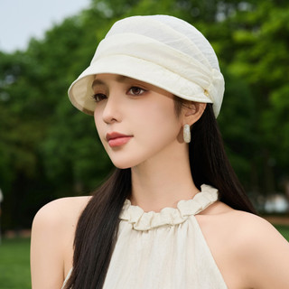Phong Cách Mỏng Xếp Ly Đạt Đỉnh Nồi Nữ Thể Hiện Mặt Nhỏ Thoáng Khí Phong Cách Phương Tây Tất Cả Trận Đấu Mũ Chống Nắng Mùa Hè Có Thể Gập Lại Rỗng