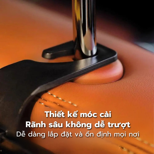 Hộp Đựng Đồ Đa Năng Treo Sau Ghế Ô Tô Bền Chắc, Có Móc Treo Và Khay Điện Thoại