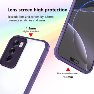 Áp dụng cho OPPO A5 4G 5G A5 2025 2020 CPH2735 CPH2727 Đệm khí bốn góc trong suốt cao cấp bảo vệ vỏ mềm chống sốc KLCY