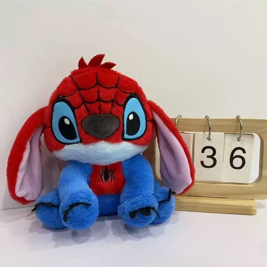BH2 Lilo Stitch x Avengers Batman Captain America Người Nhện Plushie Gối Búp Bê Cotton Sang Trọng HB2