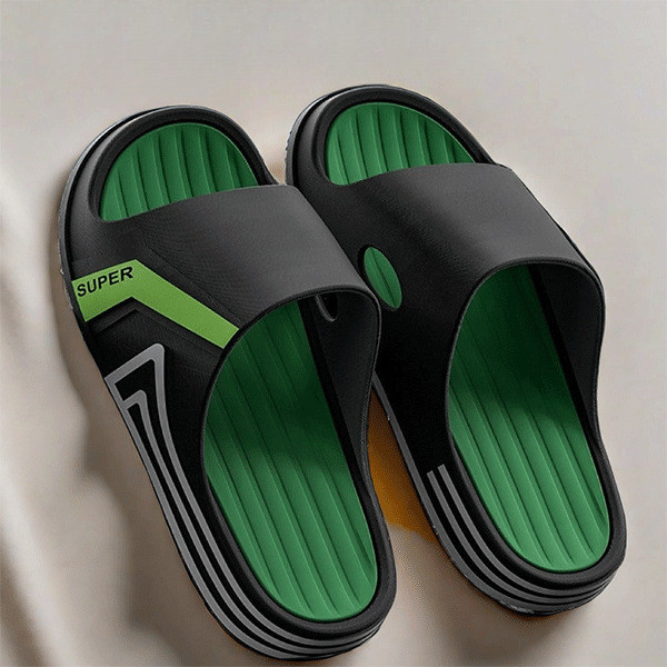 AQ3622 Unisex Trượt PVC Phong Cách Thể Thao Thông Thường Dép Mùa Hè