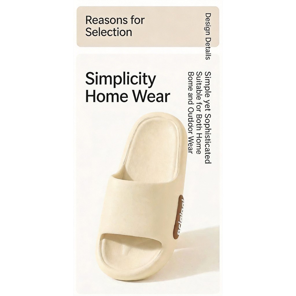 Dép Unisex EVA Flower Casual Couple Home Sandals