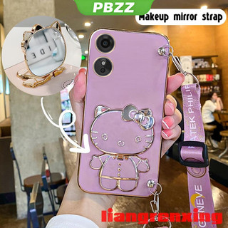ốp điện thoại có dây đeo chéo ốp lưng OPPO A17 2022 5G OPPO A17K 5G Ốp Điện Thoại Silicon Mềm Chống Sốc Mạ Điện WDKTM01 Cho OPPO A17 2022 5G OPPO A17K 5G viền vuông cute