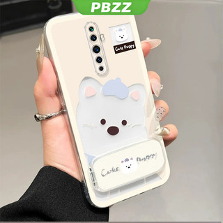 Ốp Lưng Cho OPPO Reno 2F reno2 F reno 2 F reno 2 Vỏ Điện Thoại Vỏ Mềm Silicon Chống Sốc Trong Suốt Thiết Kế Mới Thẩm Mỹ Chó Dễ Thương Có Giá Đỡ Cho Gương TKXGDQZJ01