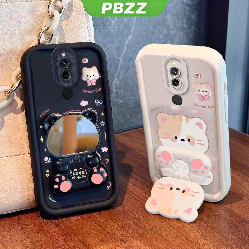 Ốp Lưng Cho redmi 8a xiaomi redmi 8 redmi 8a pro Vỏ Điện Thoại Softcase Silicon Chống Sốc Thiết Kế Mới Thẩm Mỹ Mèo Hoạt Hình Có Giá Đỡ Cho Gương JTMMZJ01