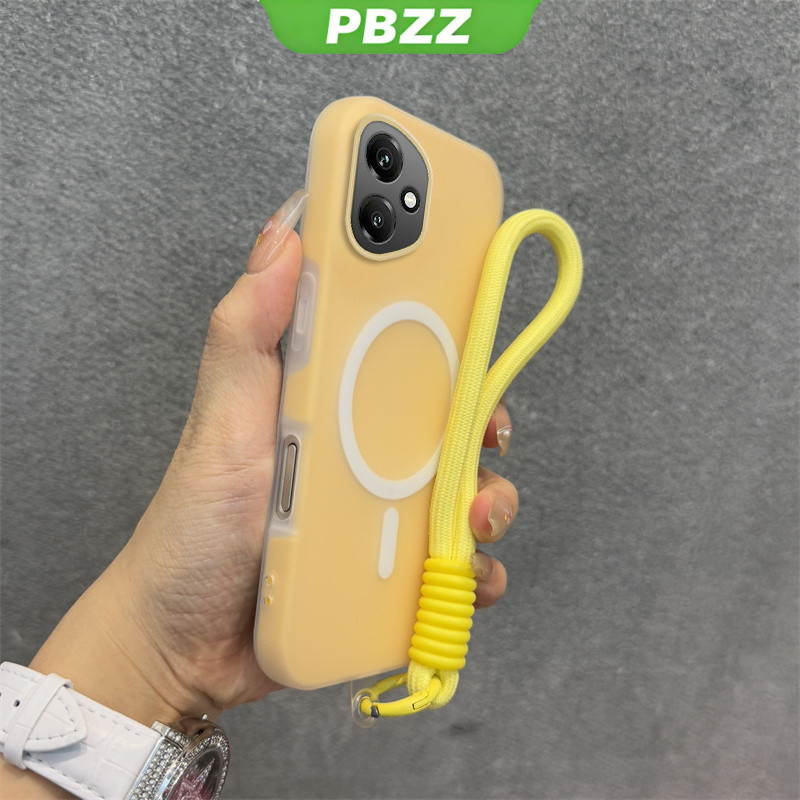 Ốp 2 Trong 1 Cho HONOR 200 400 pro 400 Lite 400 SMART 5g Vỏ Điện Thoại Chống Sốc Thiết Kế Mới Thẩm Mỹ Vỏ Thạch Màu Kép Có Dây Buộc Từ Tính Không Dây GDBSWX01