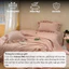 Bộ chăn ga 4 món mang phong cách tiểu thư, điệu đà với tông màu cực dễ thương MemminbeddingLuxury