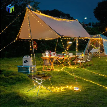 Đèn lều HEALMEYOU, Đèn LED dải đèn LED Đèn đo băng ngoài trời LED, Hệ thống lưu trữ đèn dây Quay tay Dây đèn nguồn Dây đèn xung quanh Ánh sáng xung quanh Ánh sáng xung quanh